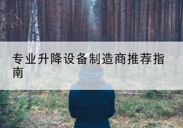 苍溪电动剪叉升降平台厂家-专业升降设备制造商推荐指南